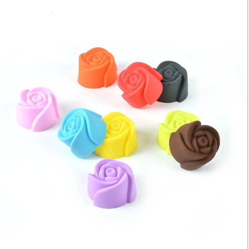 Set 20 khuôn cupcake silicon làm thạch pha lê