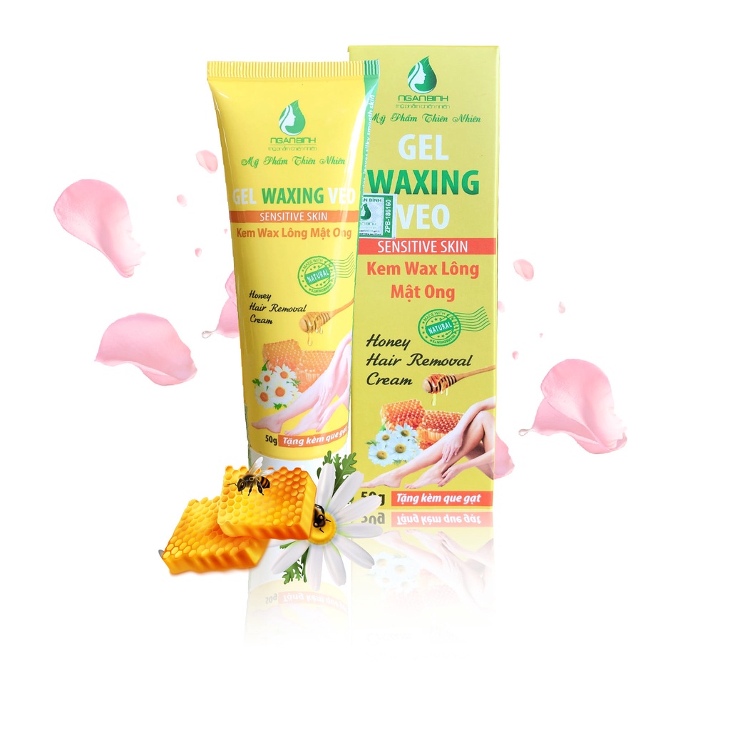 Kem Wax Lông Mật Ong - Ngân Bình (50g)