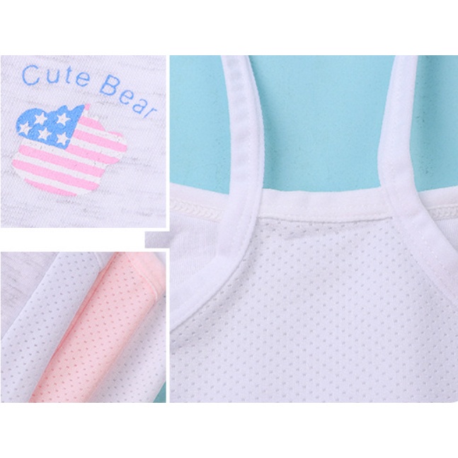 Bra / Áo Lá Cotton Nữ Sinh CUTE BEAR Xuất Đông Âu ( AL215 ). | BigBuy360 - bigbuy360.vn