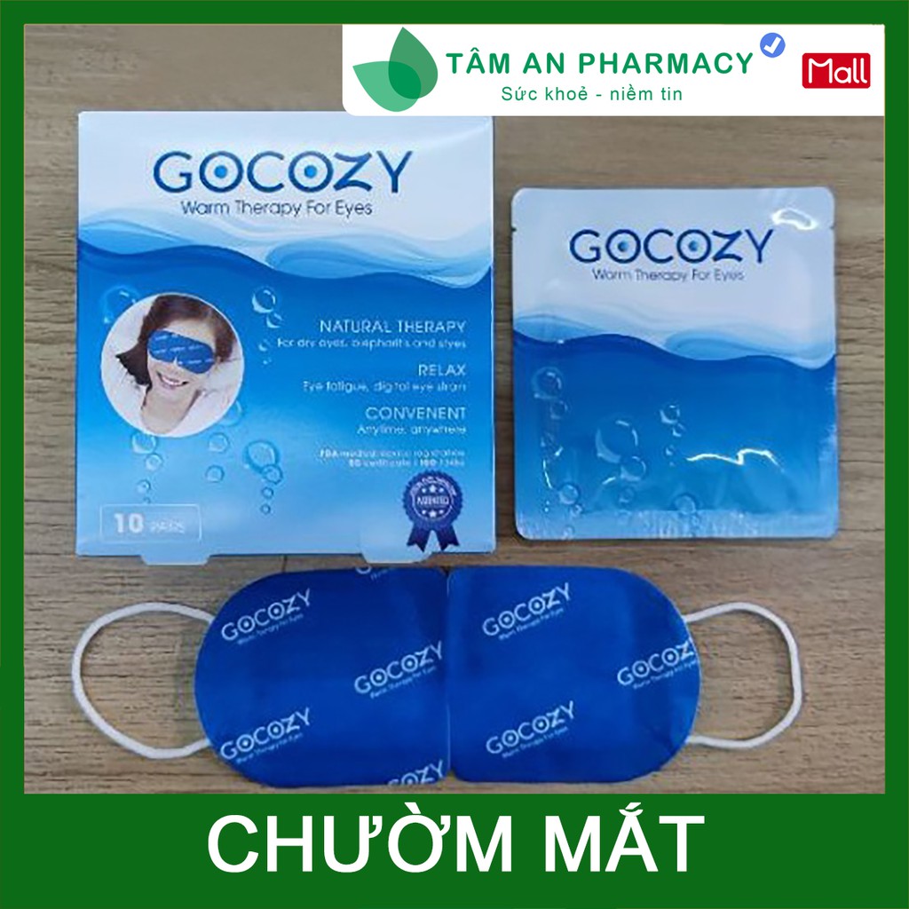 [SUAN5K2 giảm 50%] Chườm ấm mắt Gocozy - chườm ấm mắt, thư giãn mắt, giảm mỏi mắt, chống khô mắt, tắc mi, chắp lẹo