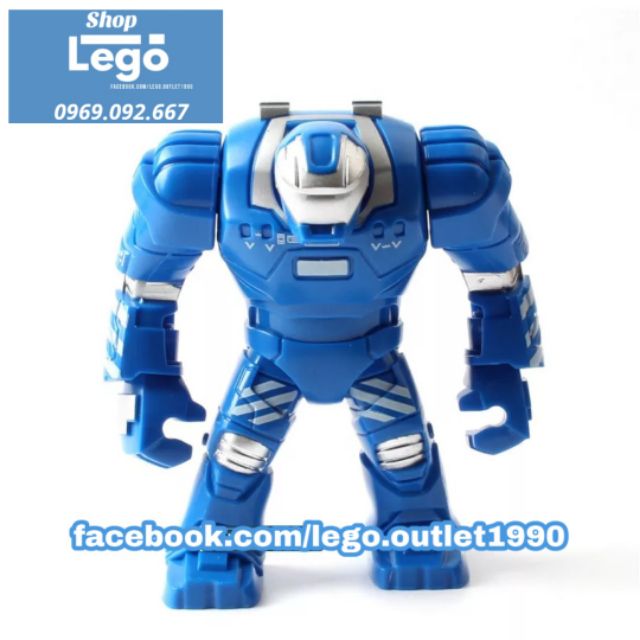 Xếp hình Iron man Mark 38 - Igor Siêu anh hùng Marvel Bigfigures Lego Minifigures Decool 0231