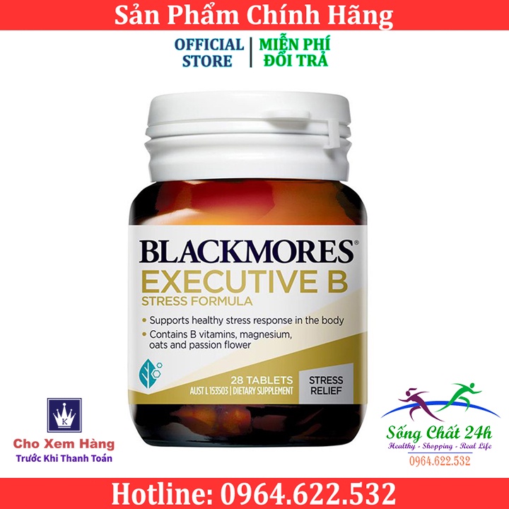 Viên Uống Giảm Stress Blackmores Executive B Stress Formula Của Úc