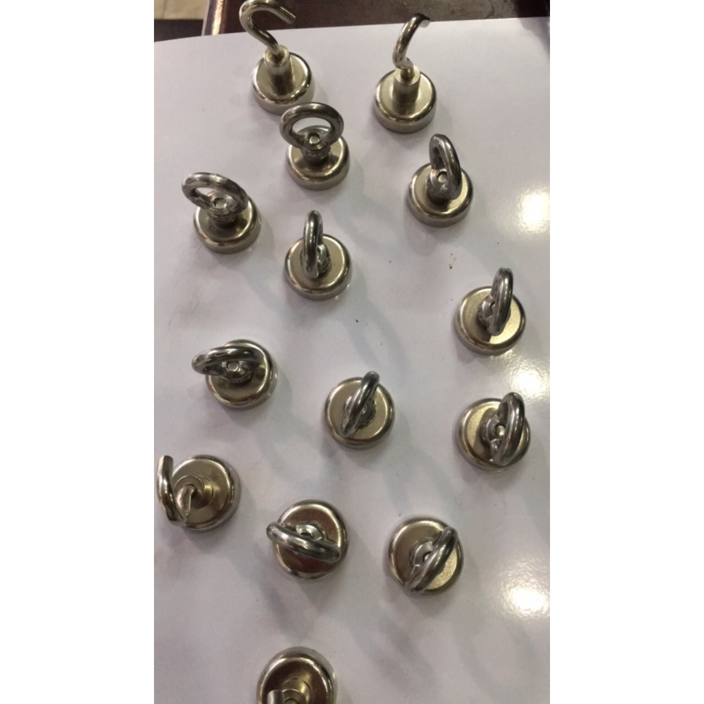 Nam châm móc treo D25mm, 32mm, 42mm, 16mm, móc kín D25mm