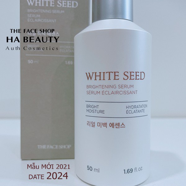 Serum dưỡng trắng da dưỡng ẩm làm mờ nám đốm nâu The Face Shop White Seed Brightening Serum 50ml