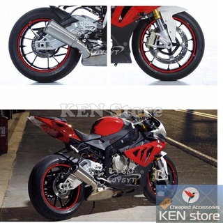 Bộ 16 miếng decal phản quang dán mâm xe máy, mâm xe ô tô
