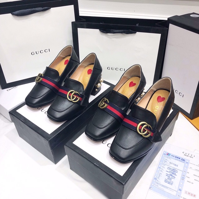 Giày cao gót G c gót ngọc fullbox