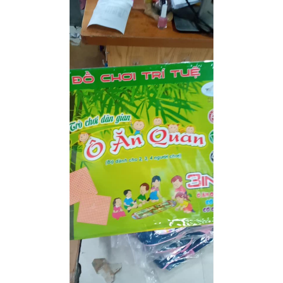 Đồ chơi Ô ăn quan bằng gỗ Thông tự nhiên