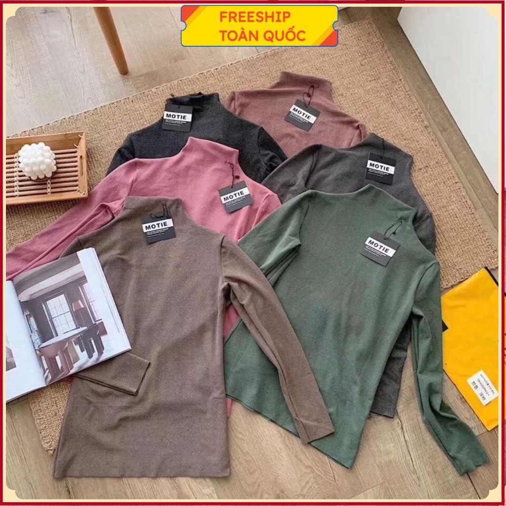 áo giữ nhiệt cao cổ túi zip chất đẹp .