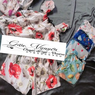 Đồ ngủ satin cánh tiên ་