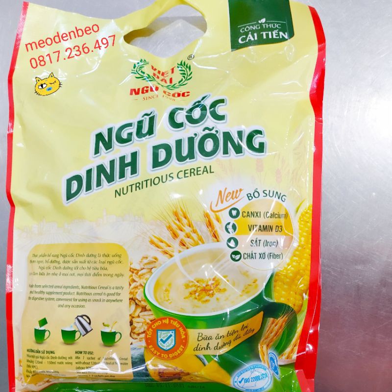 Ngũ cốc dinh dưỡng Việt Đài 500g ( 20 gói x 25g)