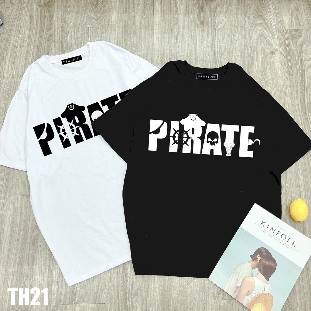 Áo thun In Nam Nữ Form Unisex PIRATE TH21 - Hí Shop