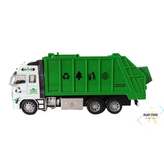 XE ĐỔ RÁC ĐẨY TRỚN CHẠY NHANH (Scale 1:38)
