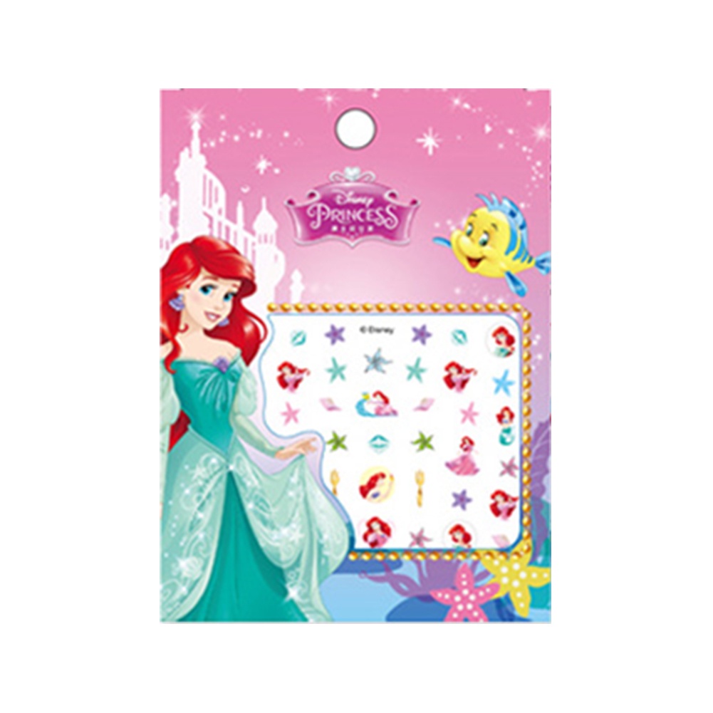 Miếng Dán Trang Trí Móng Tay Hình Công Chúa Disney Dành Cho Bé Gái