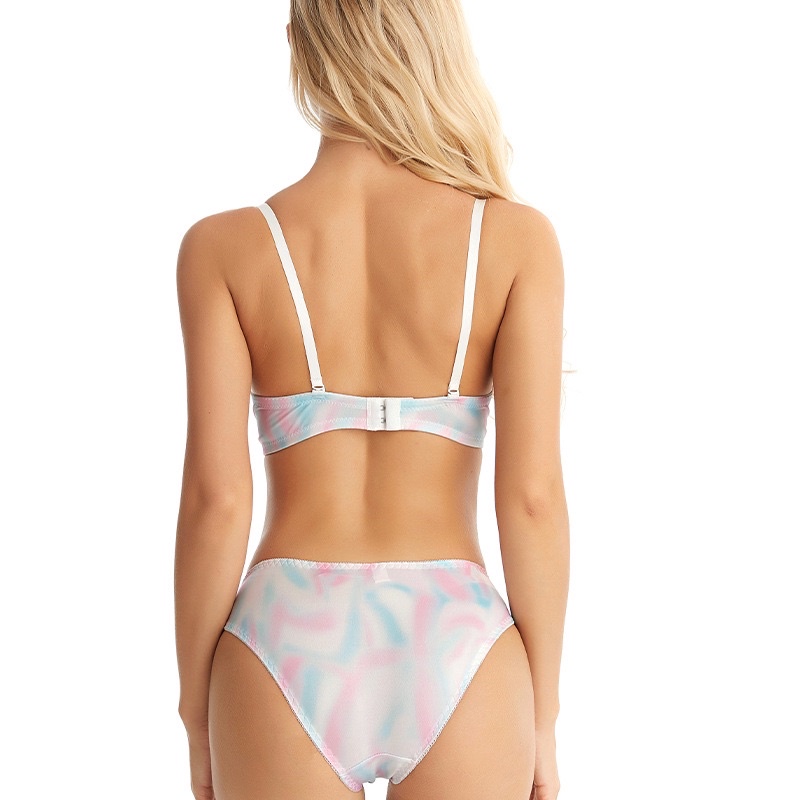 Đồ Lót Nữ Màu Sắc Unicorn - Áo Có Gọng Và Đệm Mỏng Nâng - Style Âu Mỹ