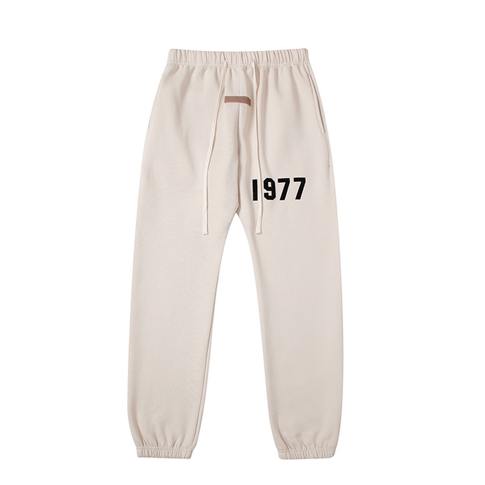 Hàng Có Sẵn Quần Joggers Bằng Vải Nhung In Chữ Sương Mù Cần Thiết Dành Cho Đường