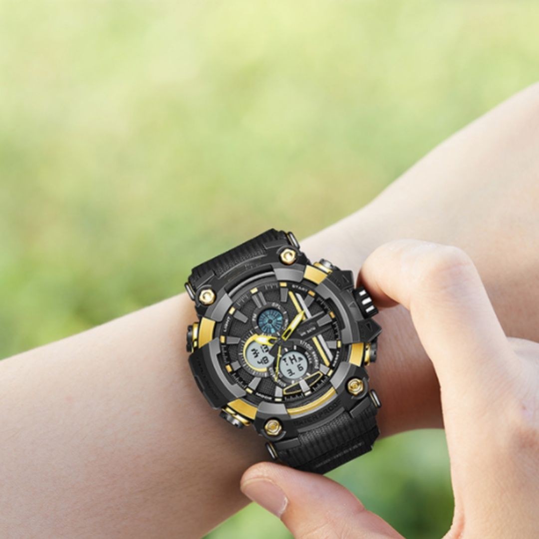 [Mã FAMAYFA2 giảm 10K đơn 50K] Đồng hồ nam điện tử dây nhựa chống nước DH162 Miucho | BigBuy360 - bigbuy360.vn