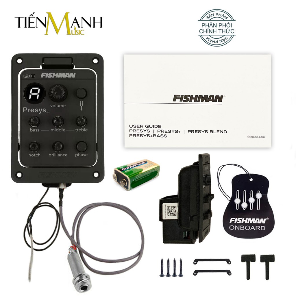 [Chính Hãng] EQ Fishman PRO 201 cho Đàn Guitar PSY-FAA-QAA (PRO-PSY-201) Presys Plus - Thiết bị Thu âm Ghi-tar