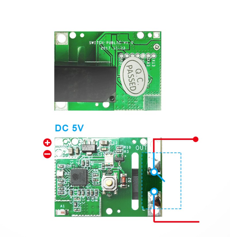 SONOFF Mô Đun Rơ Le Không Dây Thông Minh Re5V1C-5V