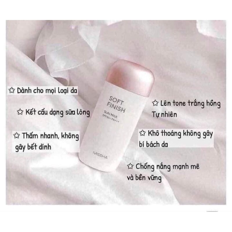 Kem chống nắng missha