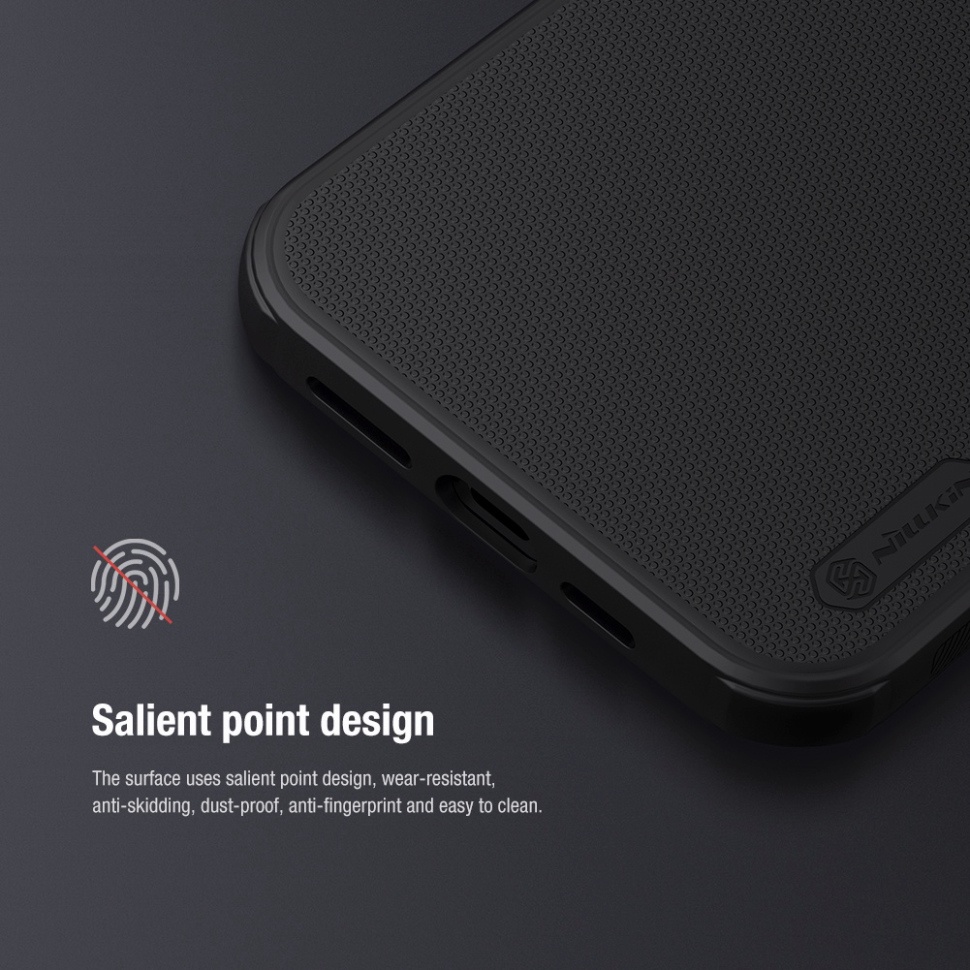 Ốp điện thoại Nillkin dòng Super Frosted Shield Pro cho iPhone 13 Pro Max chống va đập chống bám vân tay siêu mỏng