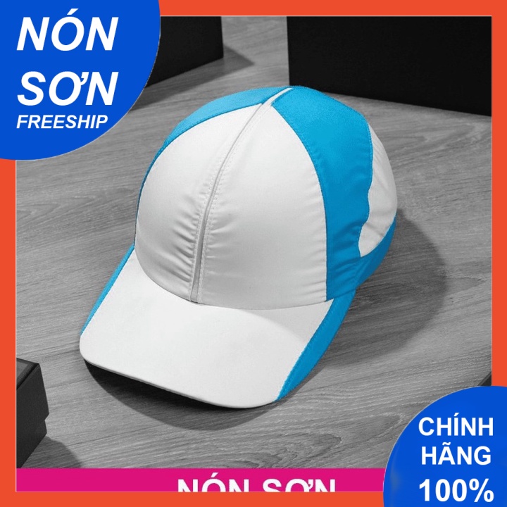 SIÊU PHẨM NÓN SƠN 2021 -  Mũ Nón Sơn Màu Xanh Dương Lưới Trắng Cao Cấp Chuẩn Tem 7 Màu Chính Hãng siêu phẩm 2021 ĐẲNG CẤ