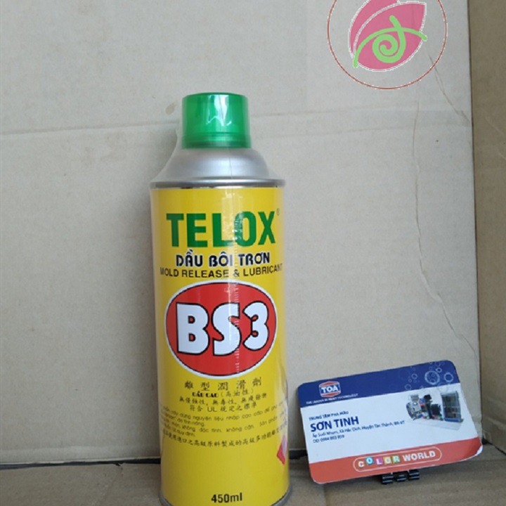 Dầu bôi trơn chống sét Telox Mold Release &amp; Lubricant BS3 (có thể thêm bàn chải vệ sinh)