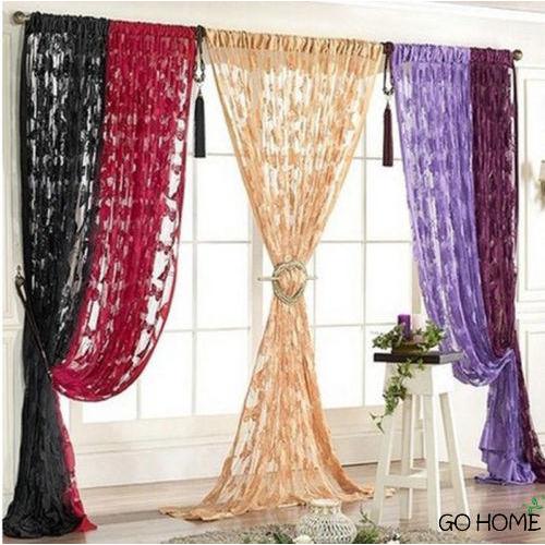 Rèm cửa họa tiết hoa sang trọng