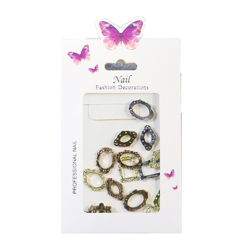 Set 8 / 10 / 20 Phụ Kiện Trang Trí Móng Tay 3D Hình Gấu / Hoa / Nơ / Trái Tim Xinh Xắn