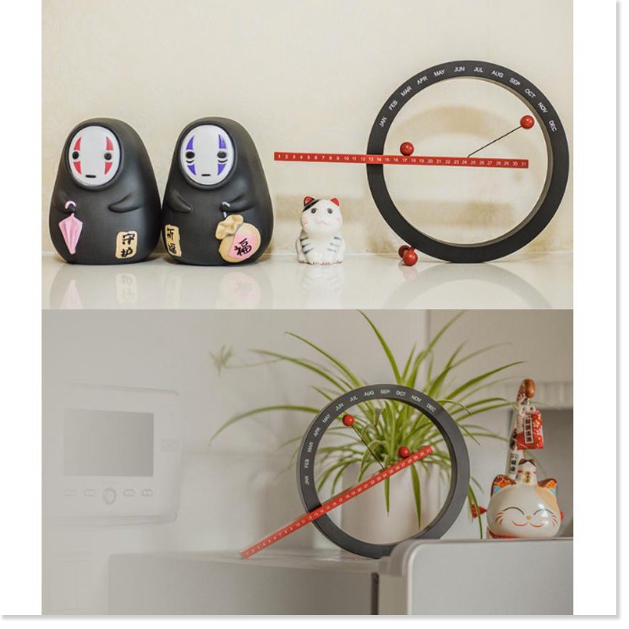 Hàng new-  Lịch nam châm để bàn Red Mag Deco Retro