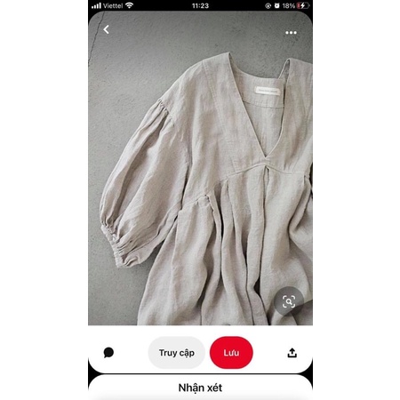 Vải xô linen mộc