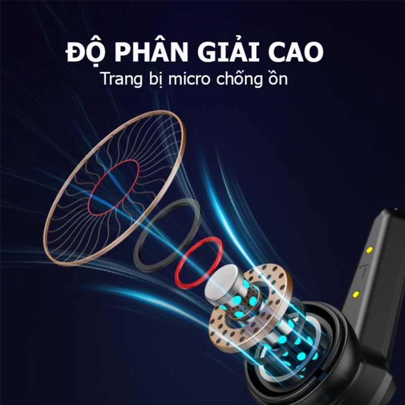 Tai nghe chơi game Vitog P30 TWS 5.1 bluetooth không dây giảm tiếng ồn âm thanh stereo có độ trễ thấp cho Android iOS