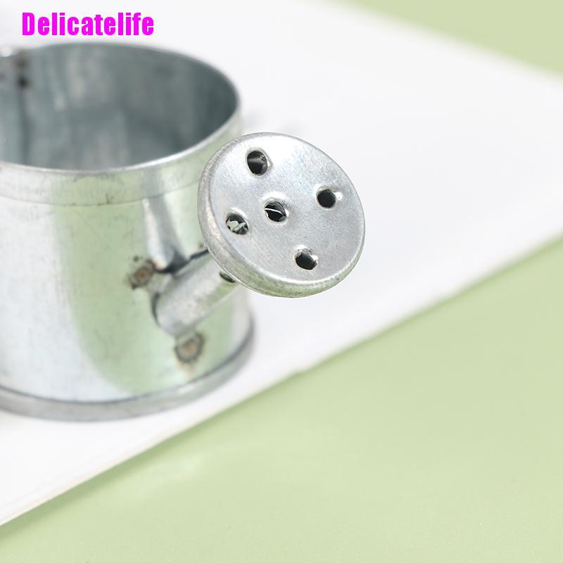 Bình tưới nước mini bằng kim loại trang trí nhà búp bê