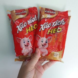 2 Gói Xúc xích heo Vissan (90g/gói) loại nhỏ