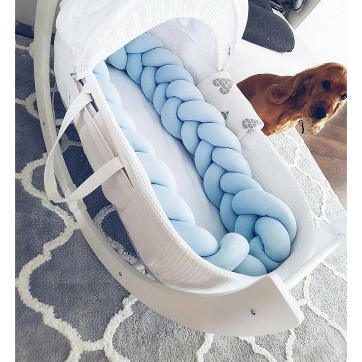 Gối Thắt Nút Mềm Mại Trang Trí Giường Cũi Em Bé