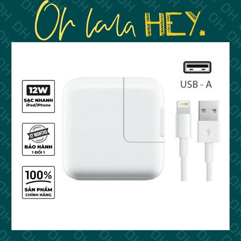 Bộ Sạc Nhanh Cho ip/tablet táo 12W 🌈 FREE SHIP🌈 Bảo Hành 12 Tháng