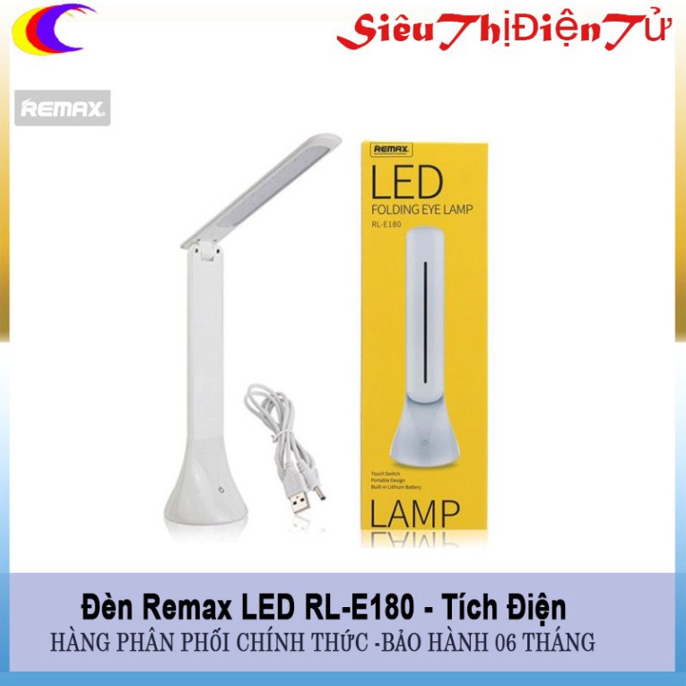 ĐÈN LED REMAX E180 DÙNG SẠC ĐIỆN- Đèn để bàn E180 chống cận có cảm ứng ♥️♥️