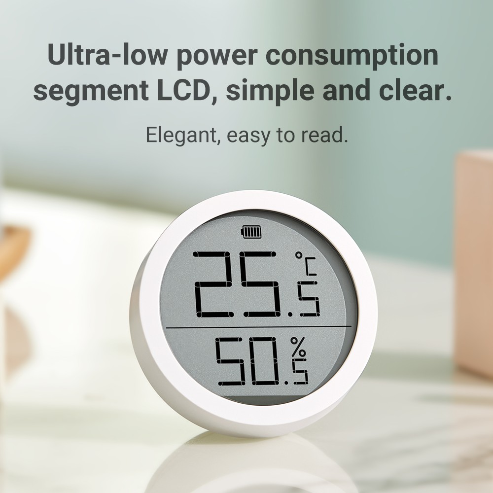Đồng hồ đo nhiệt độ và ẩm độ XIAOMI YOUPIN Cleargrass màn hình kỹ thuật số chất lượng cao