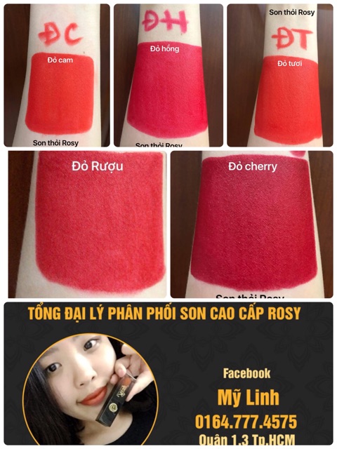 Son thỏi Rosy - Son collagen không chì, không chất bảo quản, không gây thâm môi