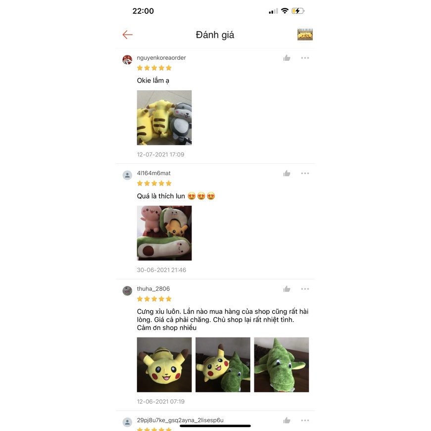 Gấu Bông Pikachu Dáng Nằm Size 40Cm Hàng Cao Cấp Xuất Dư Siêu Thị