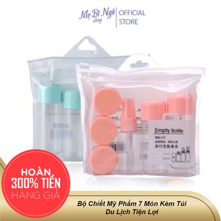 💝 BỘ CHIẾT MỸ PHẨM 💝 DỤNG CỤ CHIẾT MỸ PHẨM 7 MÓN DU LỊCH TIỆN LỢI 💝 TẶNG TÚI ZIP 💝