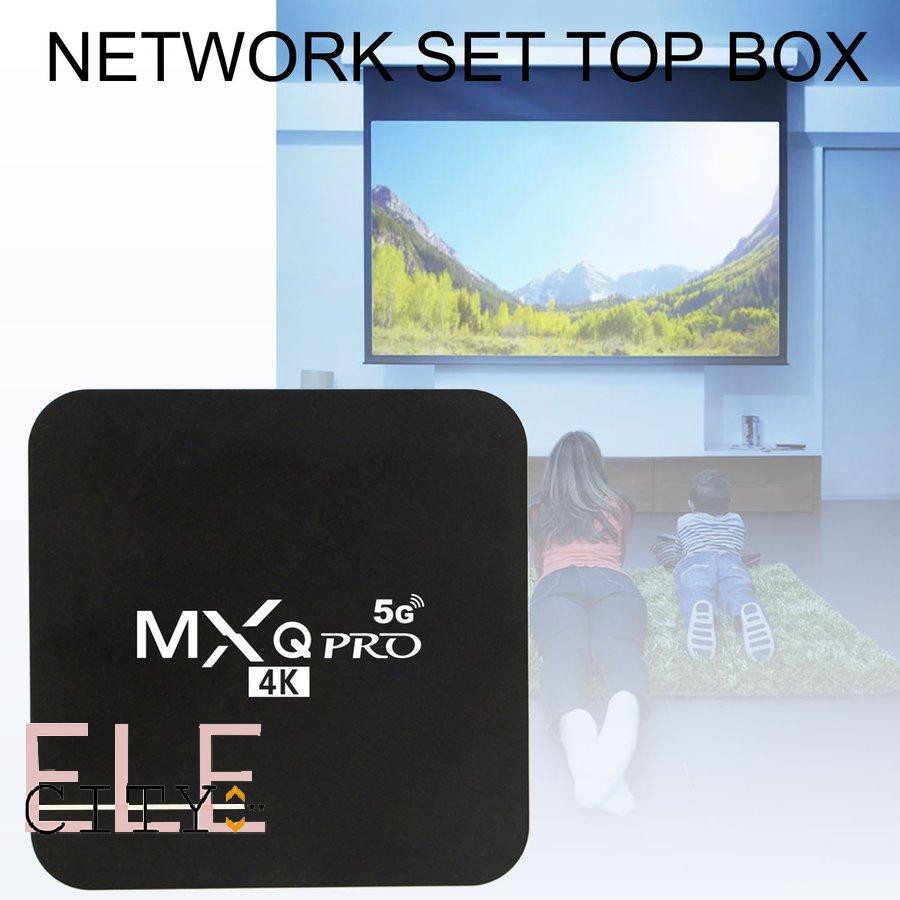 Ele】⚡⚡MXQ PRO TVBOX MXQPRO 5G Android TV BOX 4K Smart TV Box 1G + 8G / 2G + 16G / 4G + 32G / 4G + 64G Android 9.0 / 10.1 Trình phát 3D