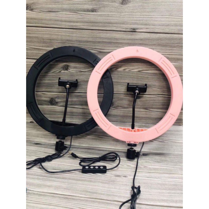 Đèn livestream 33CM bóng tròn 3 chế độ không gồm chân đèn, đèn led livestream quay tiktok có giá đỡ điện thoại