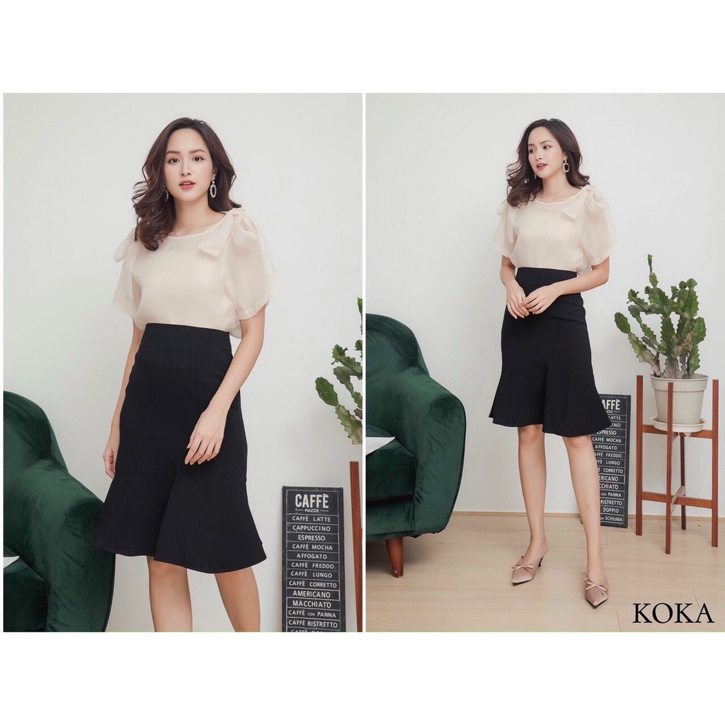 Chân váy đuôi cá nữ dáng bút chì công sở mua9shop ôm dài chất vải đẹp | BigBuy360 - bigbuy360.vn