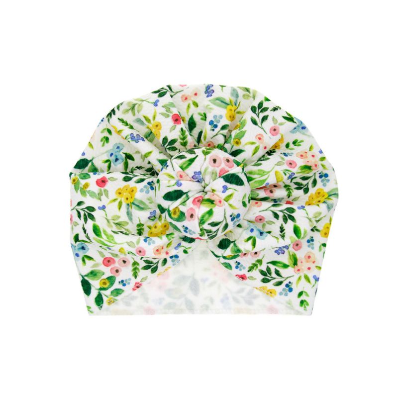 Mũ Bonnet Thoáng Khí In Họa Tiết Hoa Thời Trang Mùa Hè Cho Bé Sơ Sinh