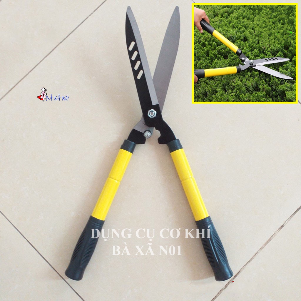 Kéo cắt tỉa cây cảnh, hàng rào chuyên dụng chất liệu thép không gỉ dễ dàng thay đổi kích thước khi cắt