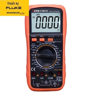 Đồng hồ vạn năng đo điện áp, dòng điện ac/dc, điện trở, tụ điện, tần số, truerms victor vc 9804a+