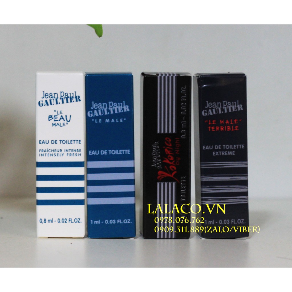 Vial nước hoa Jean Paul Gaultier Le Male Terrible 1ml