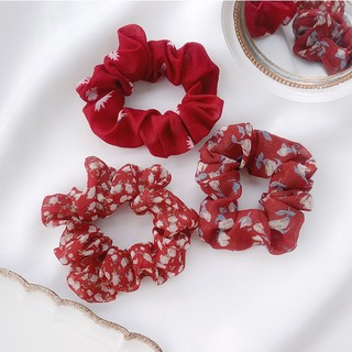 Cột tóc vải hoa Scrunchies