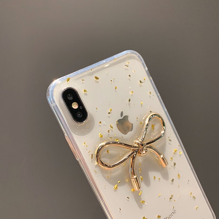 Ốp lưng iphone 3d nơ vàng kim tuyến 5/5s/6/6plus/6s/6splus/7/7plus/8/8plus/x/xr/xs/11/12/pro/max/plus/promax- Awifi B3-6 | BigBuy360 - bigbuy360.vn