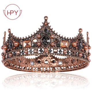 [COD] Vương miện đính đá phong cách Baroque dành cho nam#K0